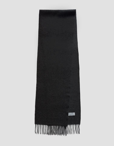 ROBINSON MAN | Fringed Cashmere Scarf | Charcoal