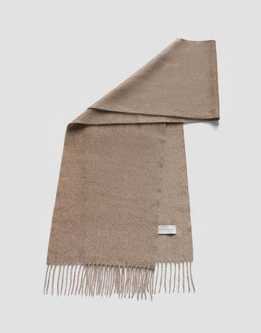 ROBINSON MAN | Fringed Cashmere Scarf | Natural