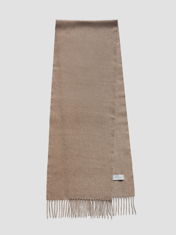 ROBINSON MAN | Fringed Cashmere Scarf | Natural