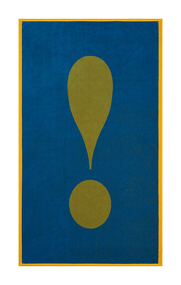 Lateral Objects Towel - Exclamation Green