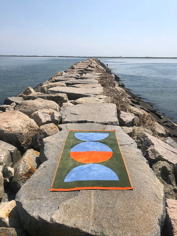 Lateral Objects Towel - Ellipse