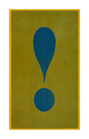 Lateral Objects Towel - Exclamation Green