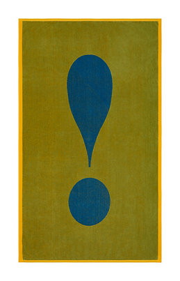 Lateral Objects Towel - Exclamation Green