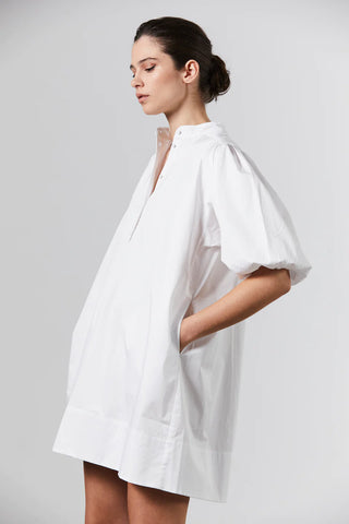 Laing  Mila Cotton Dress White