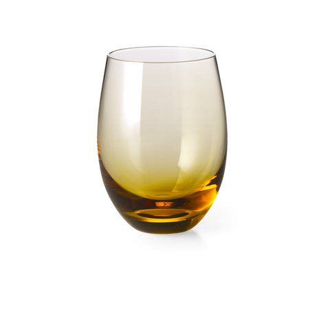 Dibbern 250ml Glass Solid Colour Tumbler Amber