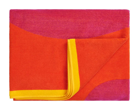 Lateral Objects Towel - Exclamation Orange