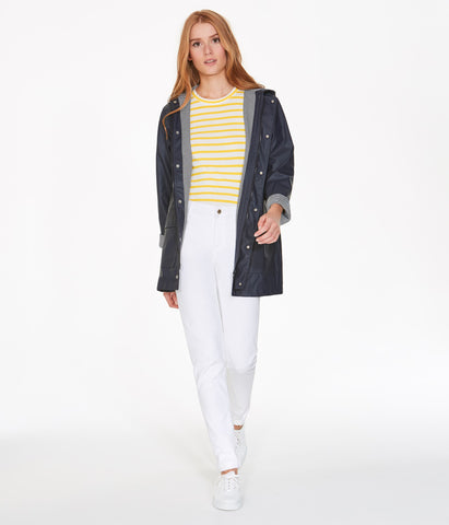 Petit Bateau Women's Navy Raincoat