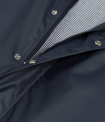 Petit Bateau Women's Navy Raincoat
