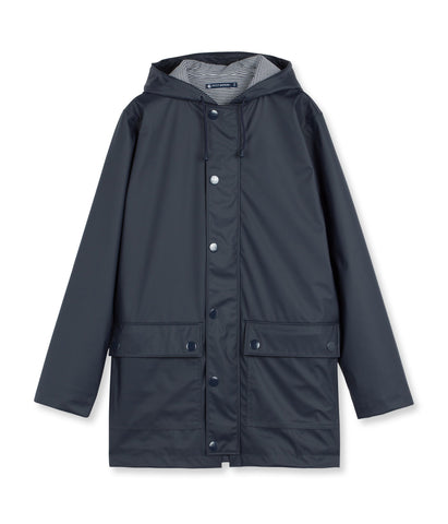 Petit Bateau Women's Navy Raincoat