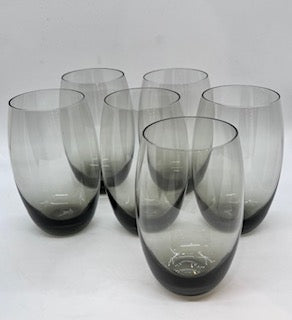 Dibbern 400ml Glass Solid Colour Tumblers Grey