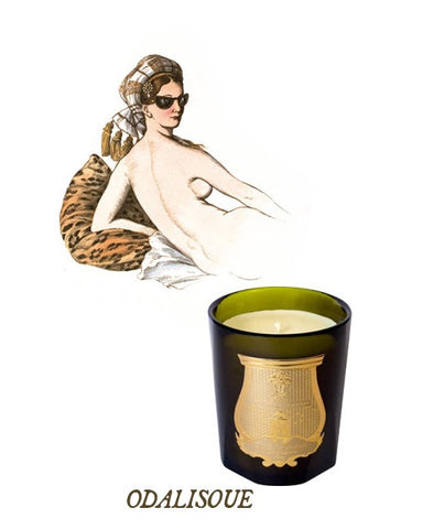 Odalisque scented candle by Cire Trudon