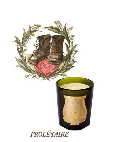 Proletaire scented candle by Cire Trudon