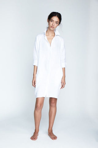 Evie Shirt Dress Snow